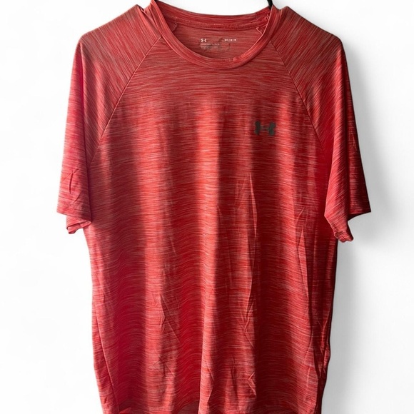 Under Armour Other - Under Armour Orange Short Sleeve Tee Soft Heathered Fabric​​